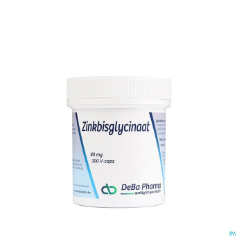 Bisglycinate zinc 80mg    v-caps 100    deba
