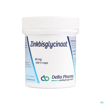 Bisglycinate zinc 80mg    v-caps 100    deba