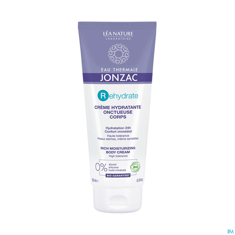 Jonzac rehydrate creme hydra onctueuse corps 200ml