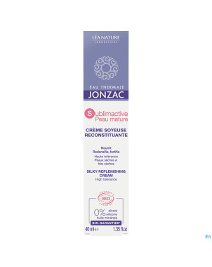 Jonzac sublimactive peau mat.cr soy.recon.bio 40ml