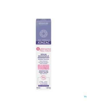 Jonzac sublimactive peau mat. serum redens.bio40ml
