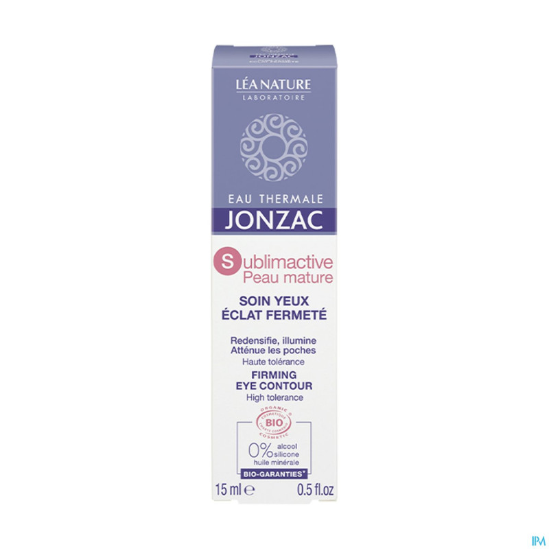 Jonzac sublimactive peau mat.soin eclat f.bio 15ml