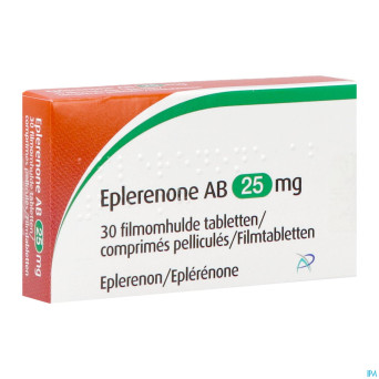 Eplerenone ab 25mg    comp pell 30