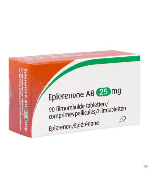 Eplerenone ab 25mg    comp pell 90