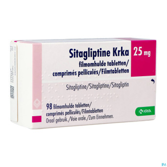 Sitagliptin krka 25mg  comp pell 98