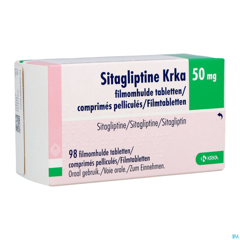 Sitagliptin krka 50mg  comp pell 98
