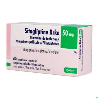 Sitagliptin krka 50mg  comp pell 98
