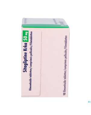 Sitagliptin krka 50mg  comp pell 98
