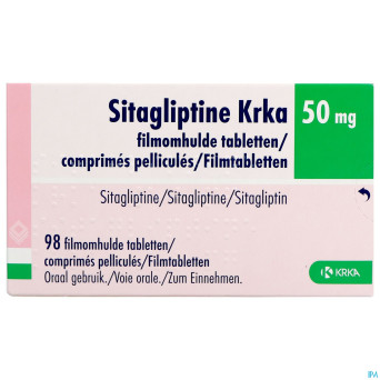 Sitagliptin krka 50mg  comp pell 98