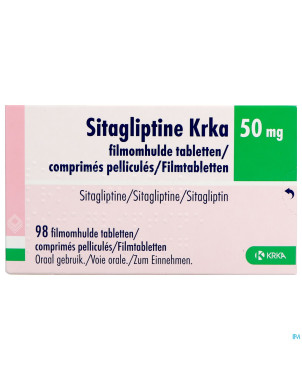 Sitagliptin krka 50mg  comp pell 98
