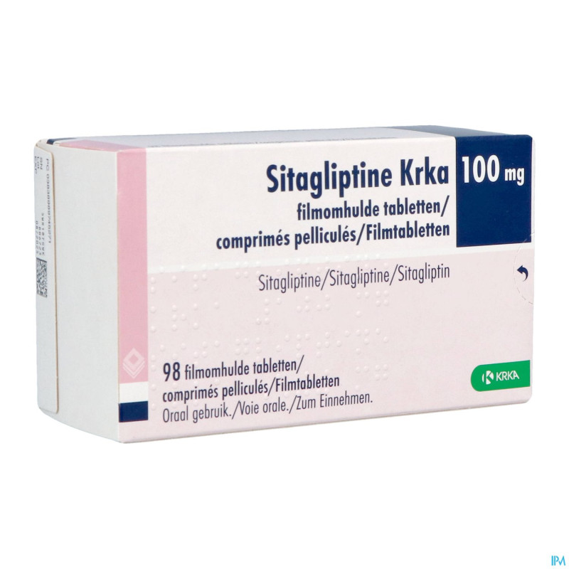 Sitagliptin krka 100mg  comp pell 98