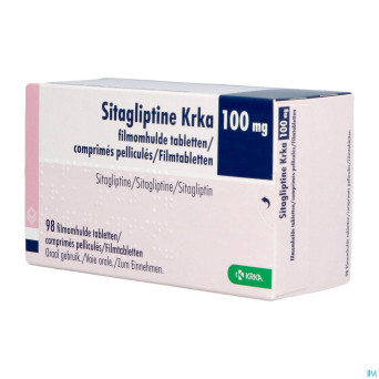 Sitagliptin krka 100mg  comp pell 98