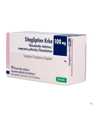 Sitagliptin krka 100mg  comp pell 98