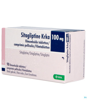 Sitagliptin krka 100mg  comp pell 98
