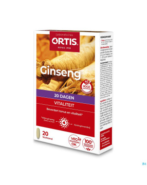 Ortis vitalite ginseng 20    comp 20