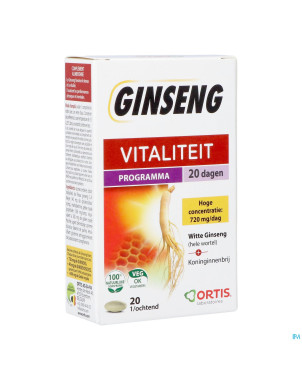 Ortis vitalite ginseng 20    comp 20