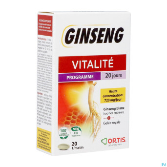 Ortis vitalite ginseng 20    comp 20