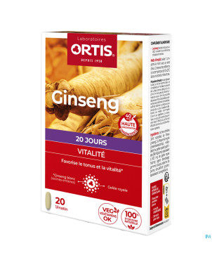 Ortis vitalite ginseng 20    comp 20