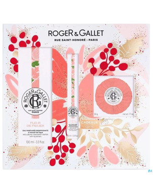 Roger&gallet set noel fleur figuier 3 prod.