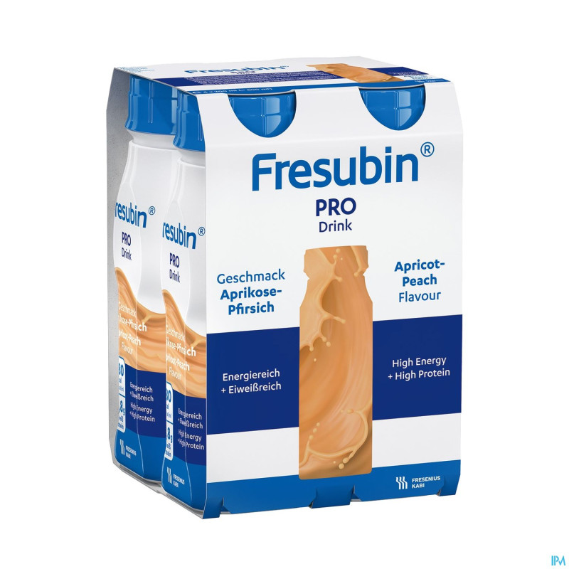 Fresubin pro drink peche abricot    fl 4x200ml