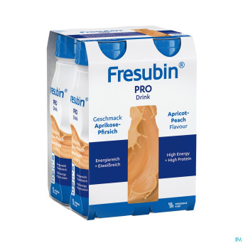 Fresubin pro drink peche abricot    fl 4x200ml