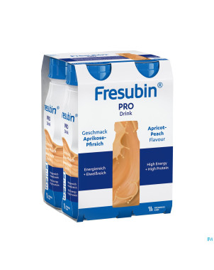 Fresubin pro drink peche abricot    fl 4x200ml