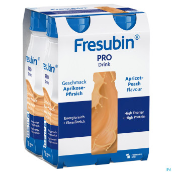 Fresubin pro drink peche abricot    fl 4x200ml