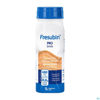 Fresubin pro drink peche abricot    fl 4x200ml