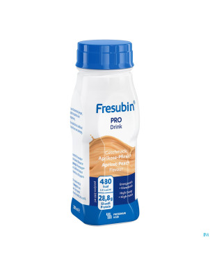 Fresubin pro drink peche abricot    fl 4x200ml