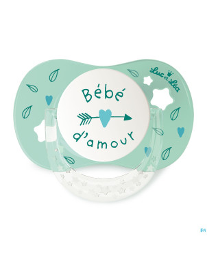 Luc&lea sucette ana 6-18m bebe amour anneau