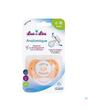Luc&lea sucette ana 6-18m maman anneau
