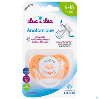 Luc&lea sucette ana 6-18m maman anneau