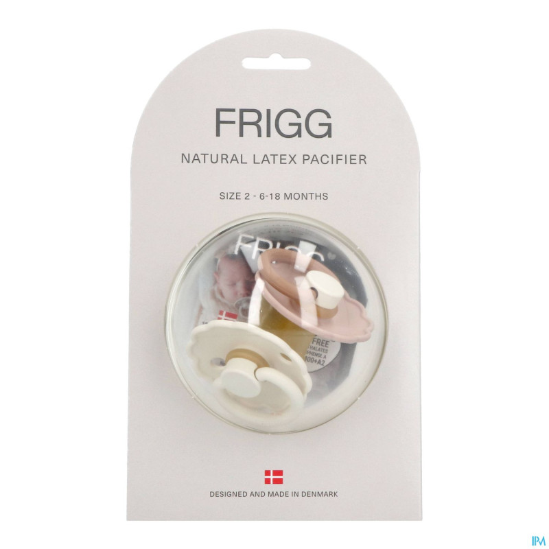 Frigg daisy tetines latex t2 biscuit/cream 2