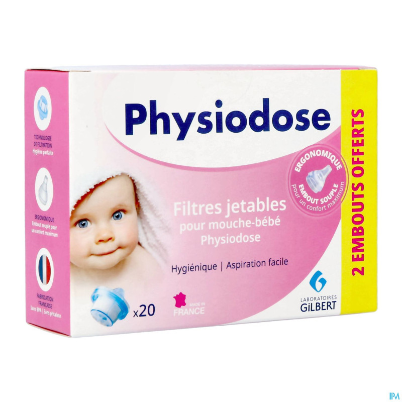 Physiodose jetable mouche bebe 20+2 gratuit