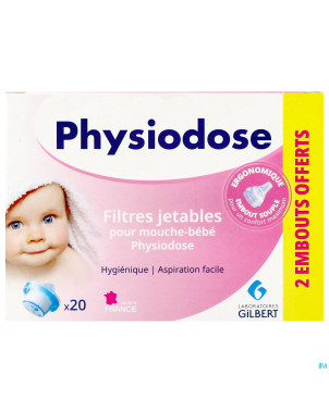 Physiodose jetable mouche bebe 20+2 gratuit