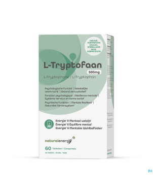 Natural energy l-tryptophane 500mg comp 60