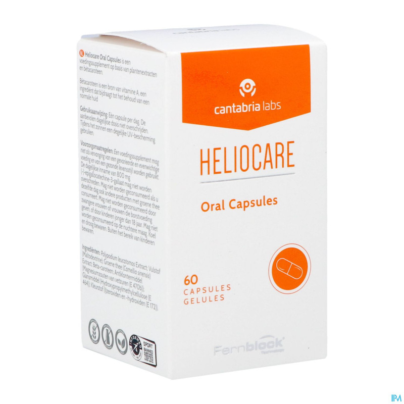 Heliocare oral    pot caps 60 nf