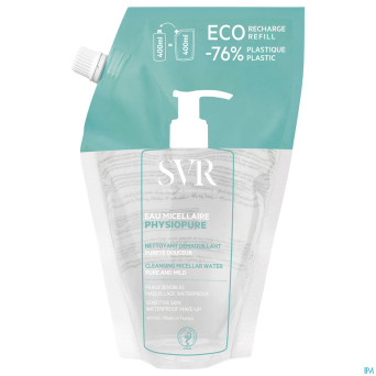 Svr physiopure eau micellaire eco recharge 400ml