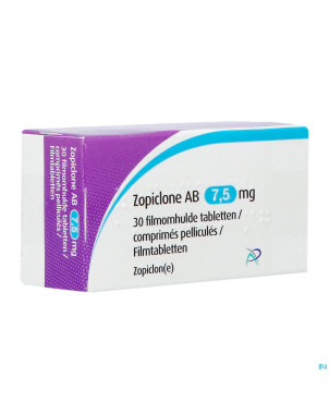 Zopiclone ab 7,5mg comp pell  30