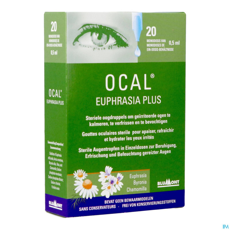 Ocal euphrasia plus monodoses    20x0,5ml