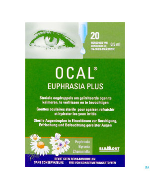 Ocal euphrasia plus monodoses    20x0,5ml