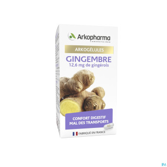 Arkogelules gingembre    caps 40 nf
