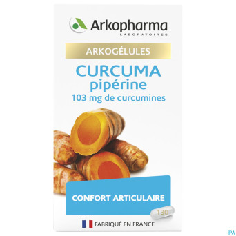 Arkogelules curcuma    caps 130 nf