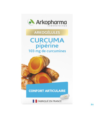 Arkogelules curcuma    caps 130 nf