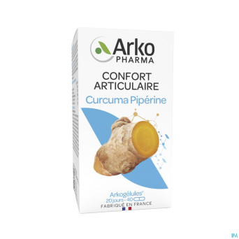 Arkogelules curcuma    caps 40 nf