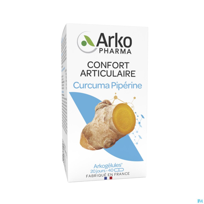 Arkogelules curcuma    caps 40 nf