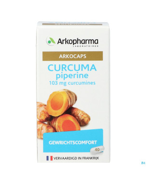 Arkogelules curcuma    caps 40 nf