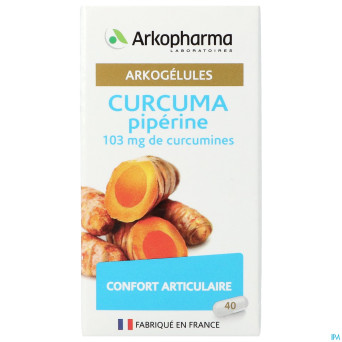 Arkogelules curcuma    caps 40 nf