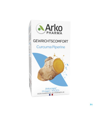 Arkogelules curcuma    caps 40 nf