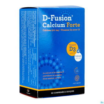 D-fusion calcium forte 500/2000    comp croq 60